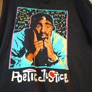 Black Tupac Graphic Tee
